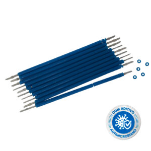 6003164 ELASTICO LIG.BENGALINHA ANTIMICROBIANO AZUL PETROLEO MORELLI