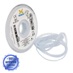 6005101 ELASTICO CORRENTE CURTO PEARL BLUE 1,5M MORELLI