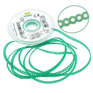 6005153 ELASTICO CORRENTE CURTO VERDE CRISTAL 1,5M MORELLI