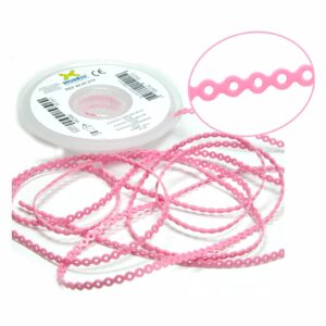 6005219 ELASTICO CORRENTE MEDIO ROSA BEBE 1,5M MORELLI