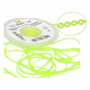 6005250 ELASTICO CORRENTE  MEDIO VERDE LIMAO CRISTAL MORELLI