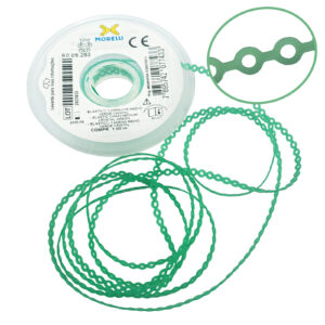 6005253 ELASTICO CORRENTE MEDIO VERDE CRISTAL 1,5M MORELLI