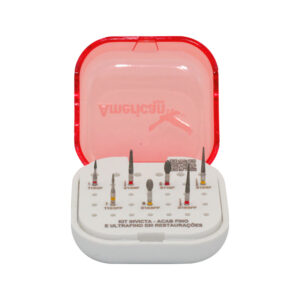 Kit Invicta de Pontas Diamantadas Acabamento Fino e Ultrafino em Restaurações - American Burrs